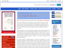 Tablet Screenshot of ekonomikyaklasim.org